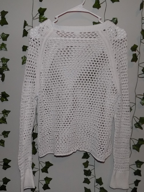 Old Navy Sweaters - Old Navy Seaside Cotton Open-Knit Raglan Sweater